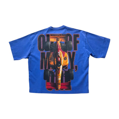 F1 Finishline Tee (Blue Wash) - GSF1FNSBLWSH
