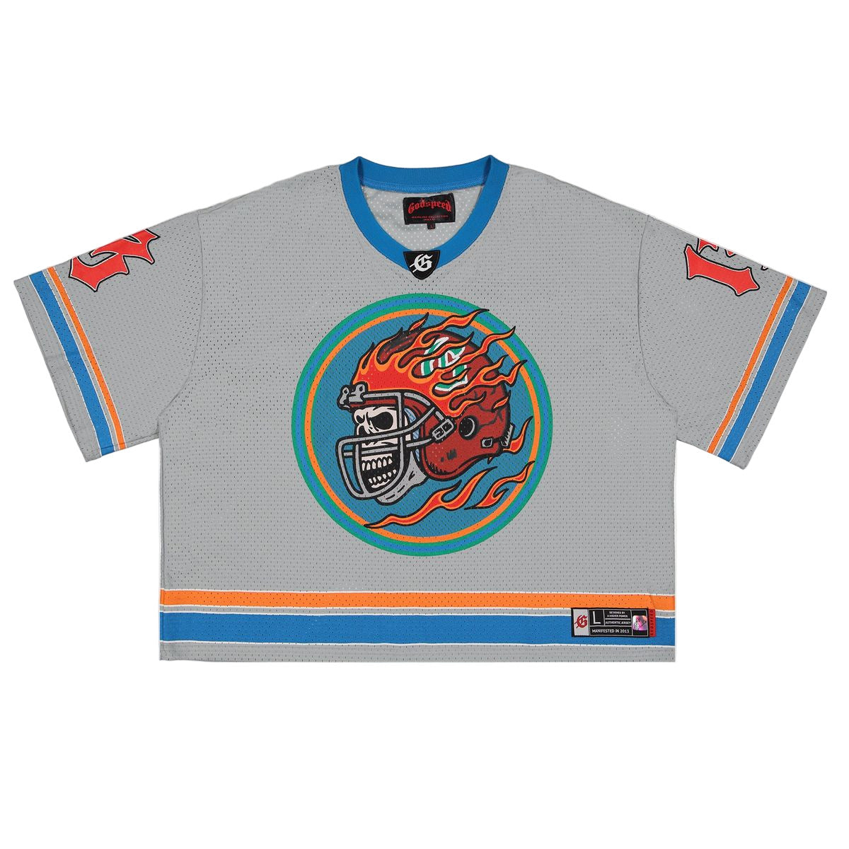 First Down Jersey (Grey/Blue/Orange) - GSFDJRGRYBLUORG