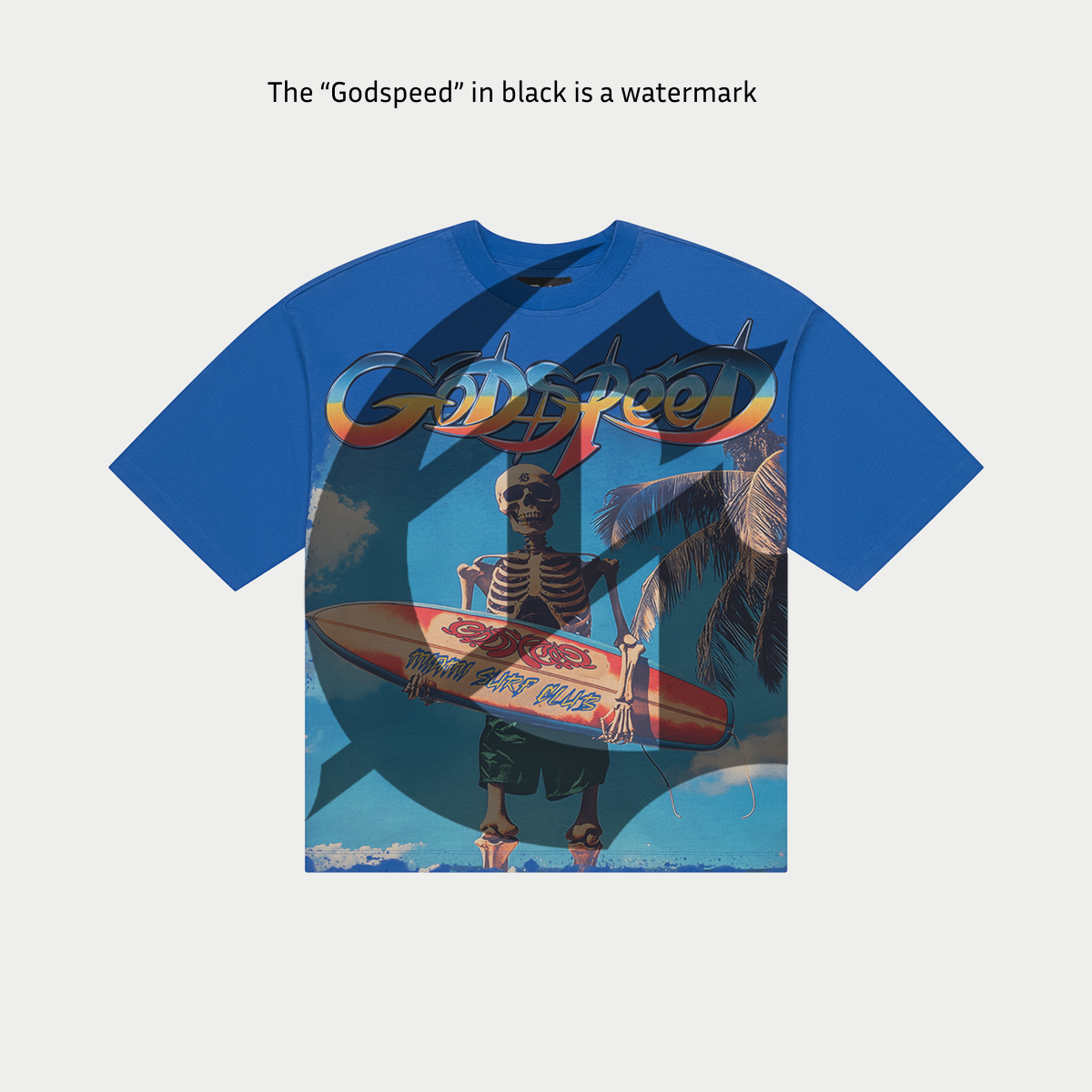 Miami Surf Club T-Shirt (Blue) - GSMSCBLU