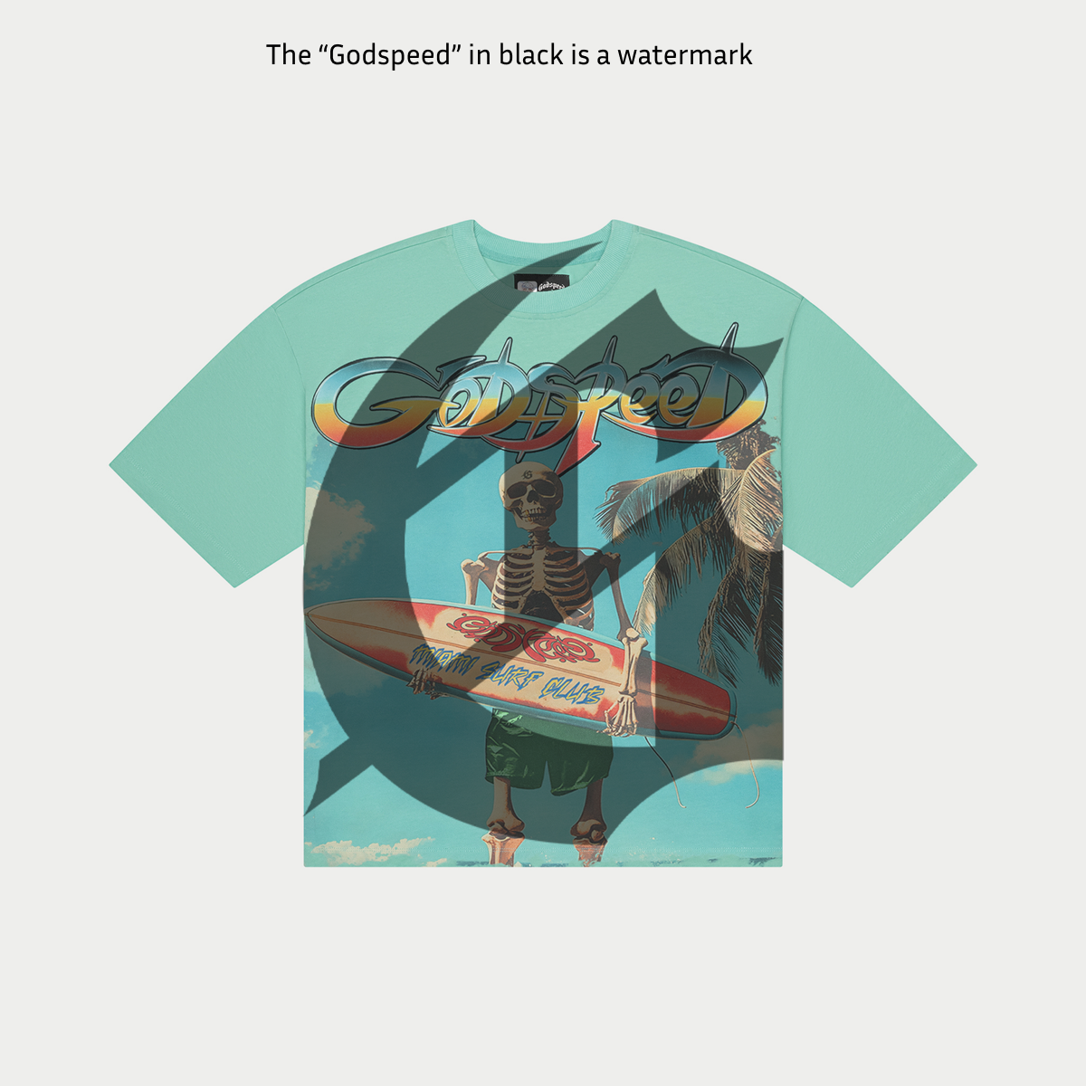 Miami Surf Club T-Shirt (Teal) - GSMSCTL