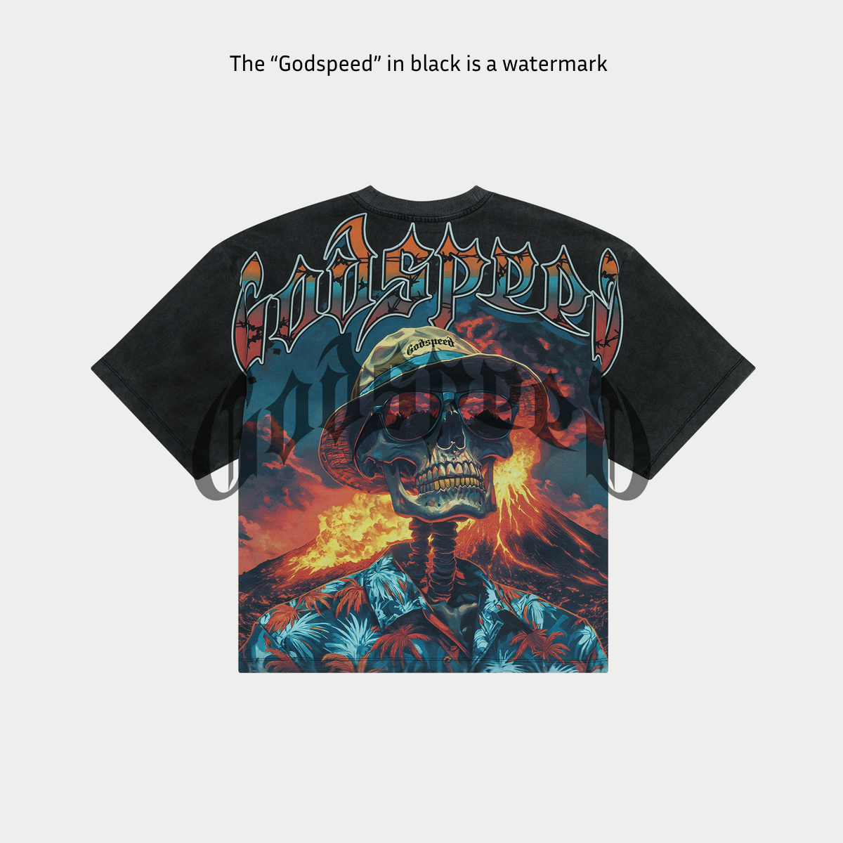 Natural Disaster T-Shirt (Black Wash) - GSNDBLKWSH