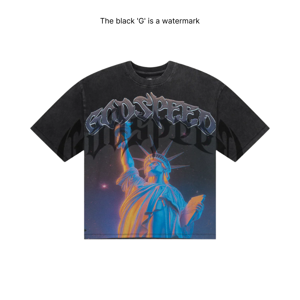 Purple City Tee (Grey Wash) - GSPCGRWSH