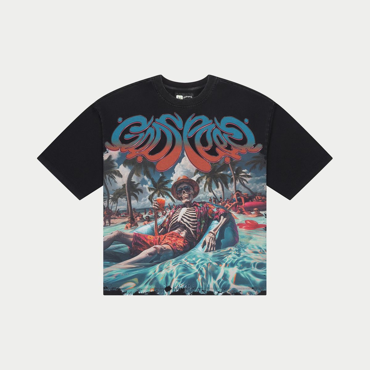 Pool Party T-Shirt (Black) - GSPPBLK