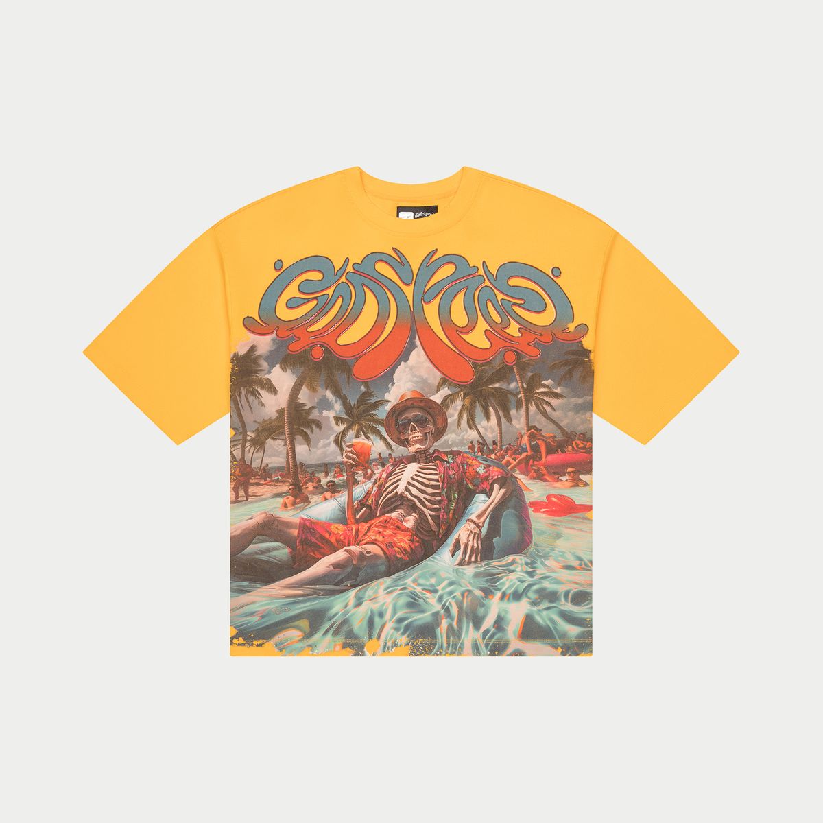 Pool Party T-Shirt (Yellow Wash) - GSPPYLWWSH