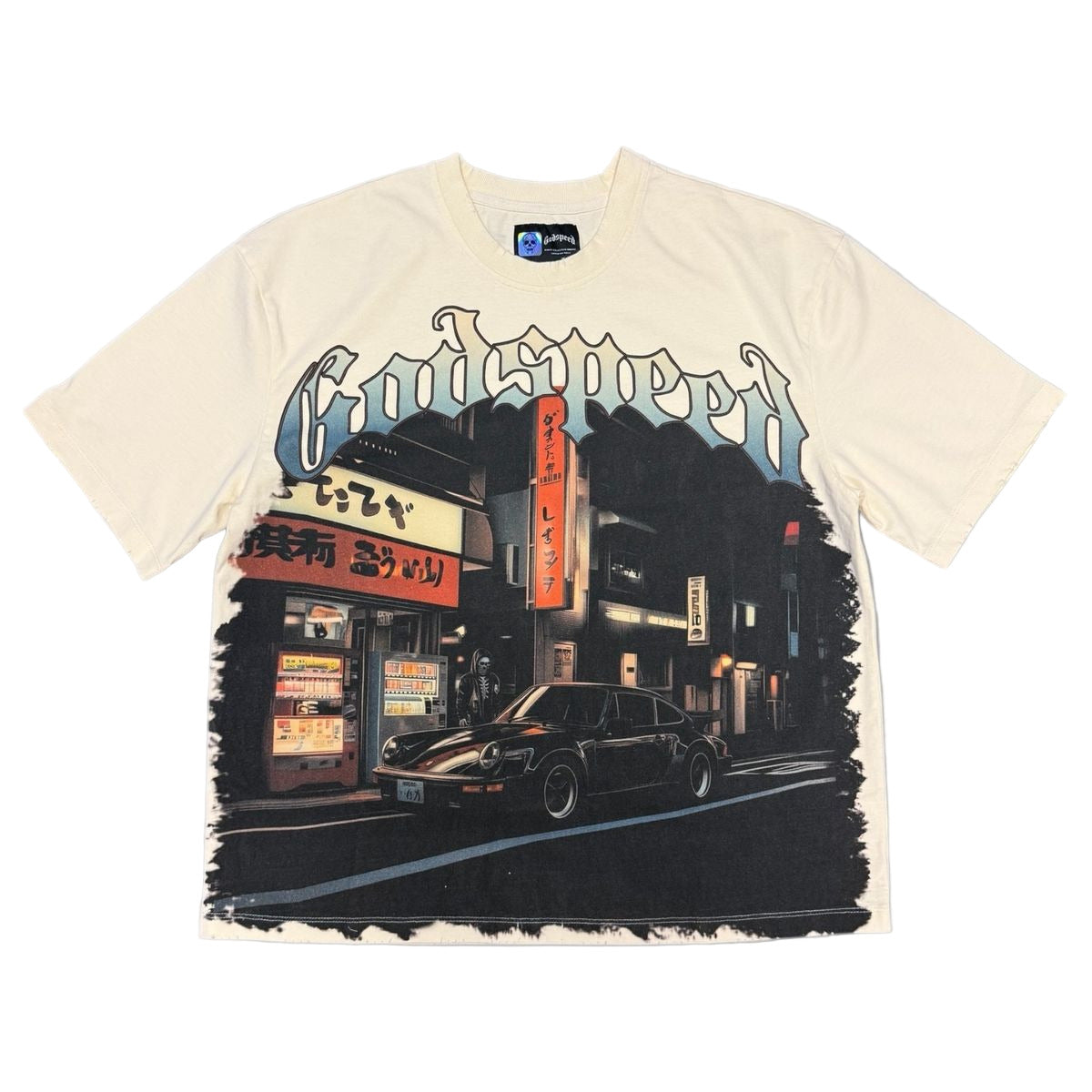 Pit Stop Tokyo T-Shirt  (Bone) - GSPSTBNE