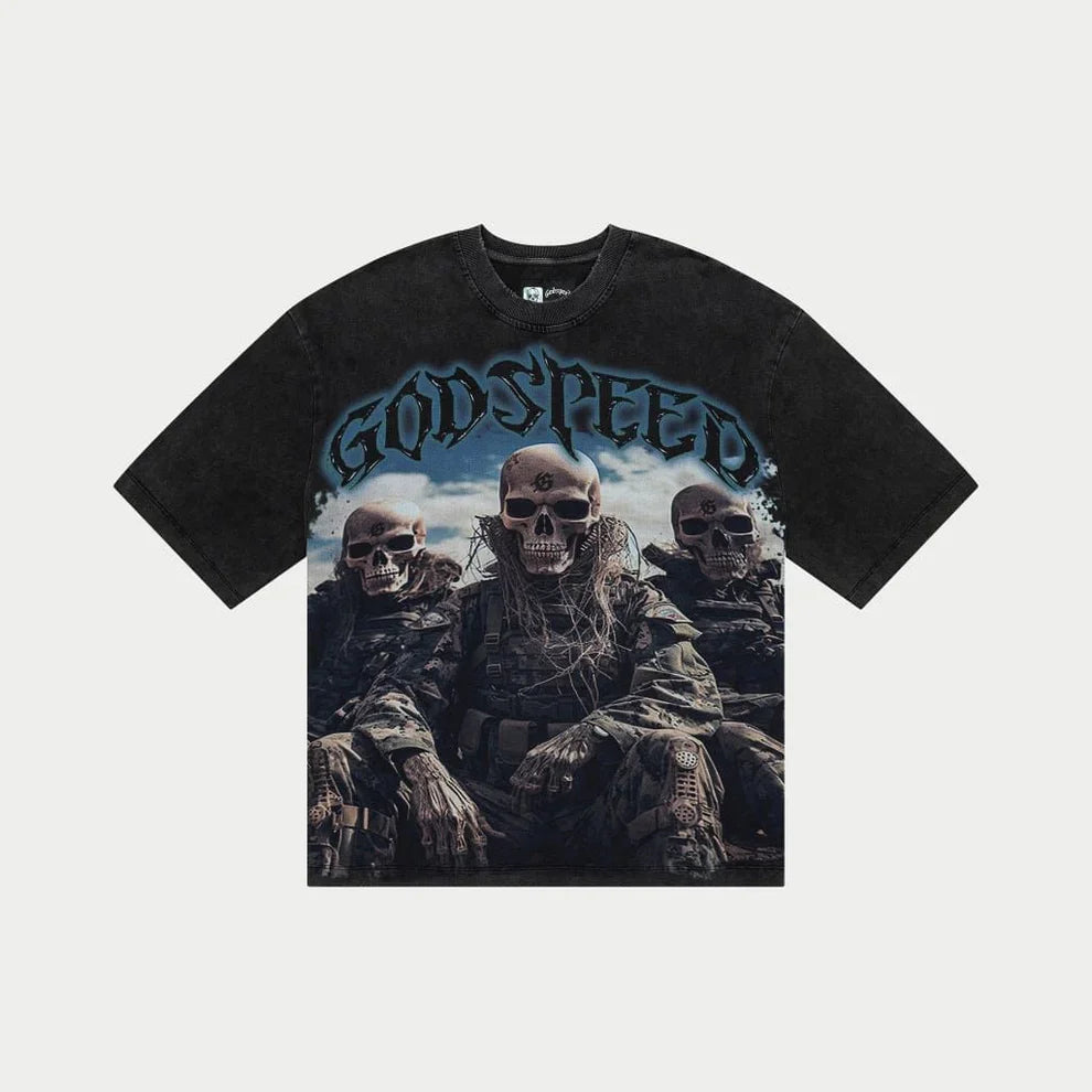 Squadron T-Shirt (Black Wash) - GSQDRNTEEBLKWSH