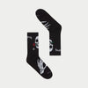 Skull Rose Sock (Black) - GSSRSBLK