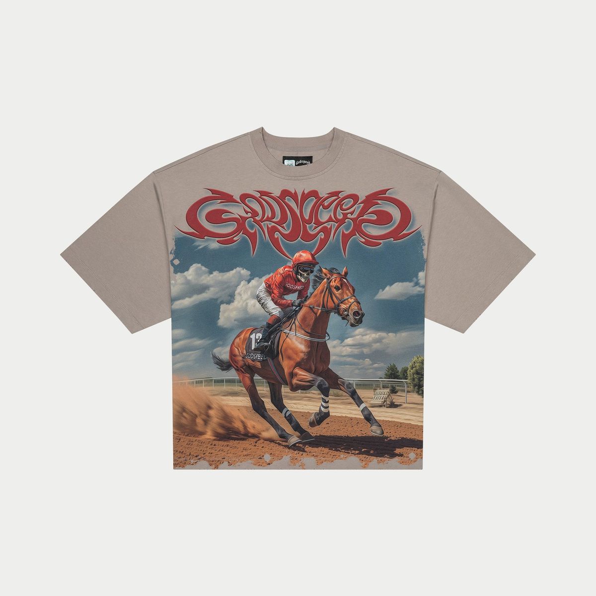 Thoroughbred T-Shirt (Stone) - GSTBST