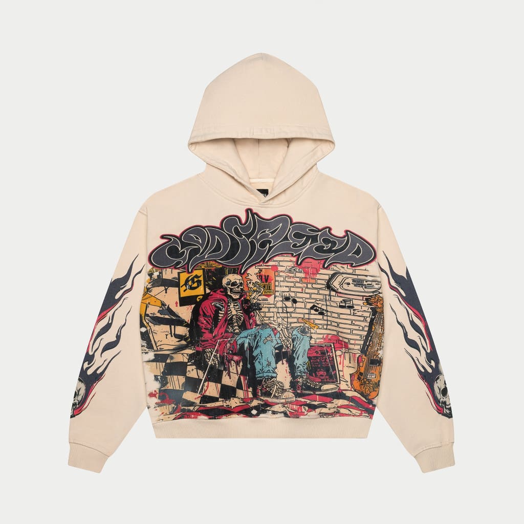 Stoner Hoodie (Bone) - GSTNHDDBNE