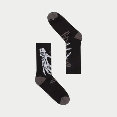 Ten Toes Down Sock (Black/Grey) - GSTTDSBLKGRY