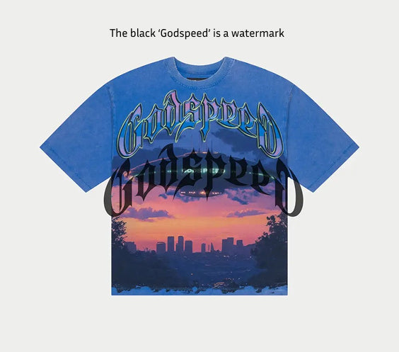 Godspeed UAP T-Shirt (Royal Wash) - GSUAPRYLWSH