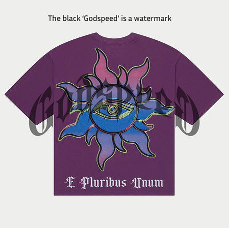Godspeed UAP T-Shirt (Purple Wash) - GSUAPPWSH