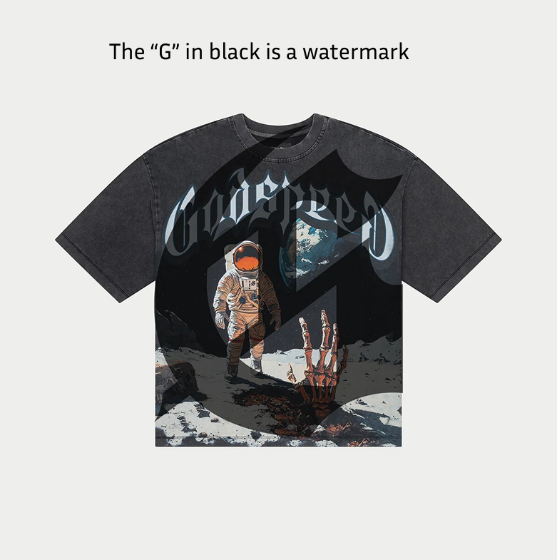 Godspeed First Contact T-Shirt (Grey Wash) - GSFCGW