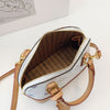 2025 Model Shell Bag. Made of Fashionable PU Material, It Is Decorated with Rivets and Can Be Carried by Hand.6036