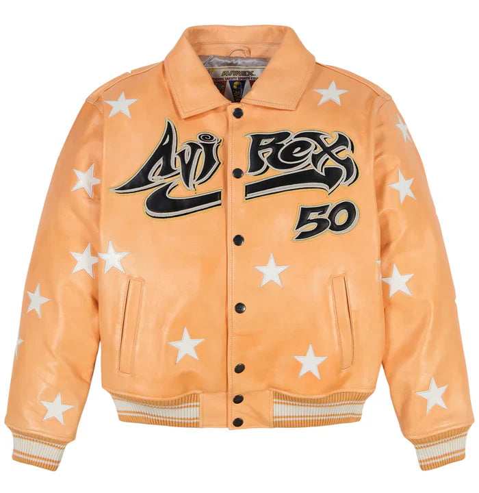 Avirex X Hellstar Jacket (Orange) - HSS25O24