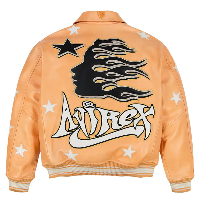Avirex X Hellstar Jacket (Orange) - HSS25O24