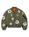 Denim Tears X Delicate Unit Bomber Jacket Green