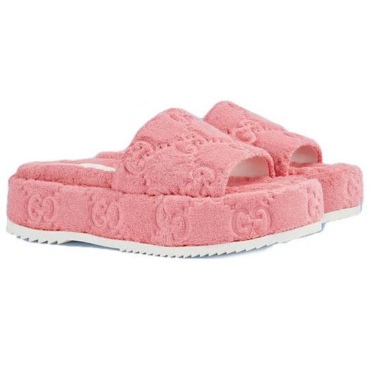 GUCCI PLATFOM SANDAL &amp;quot; Wild Rose &amp;quot;