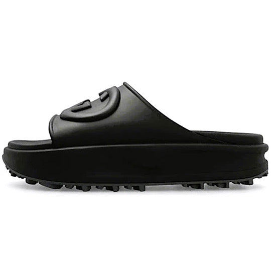GUCCI SLIDE SANDAL &amp;quot; BLACK &amp;quot; #.