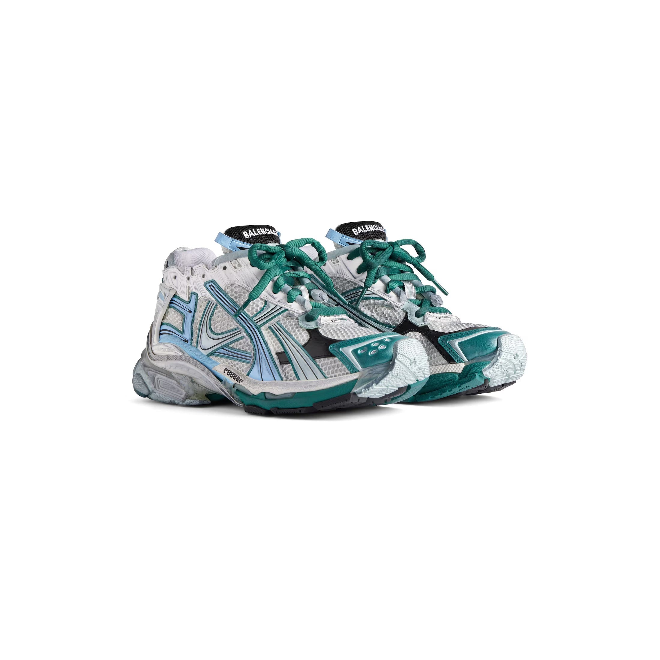 BALENCIAGA RUNNER WHITE/GRENN/BLEU