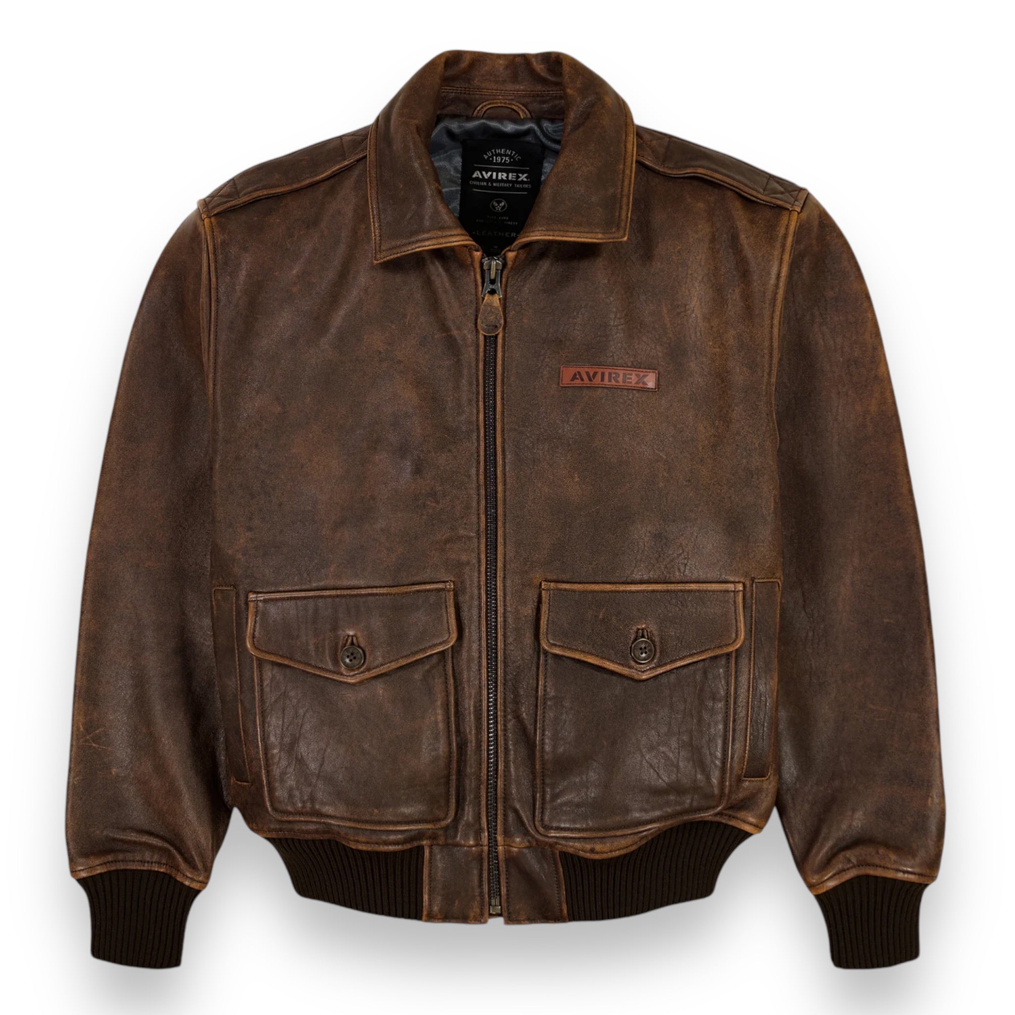 Avirex Sky Charmer A2 Jacket (Brown) - AVF241O07