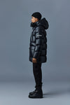 KENDRICK lustrous light down parka with hoodt (Black) - MP0012990001KENDR