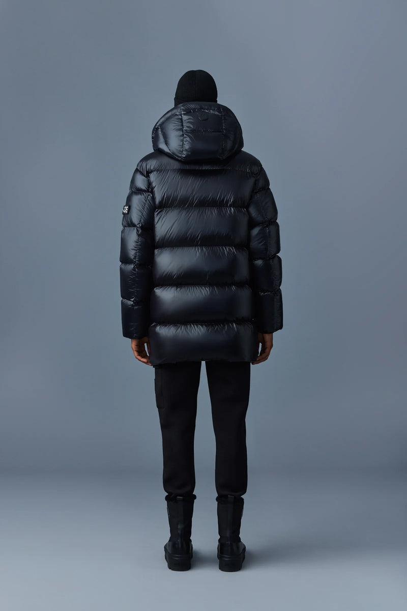 KENDRICK lustrous light down parka with hoodt (Black) - MP0012990001KENDR