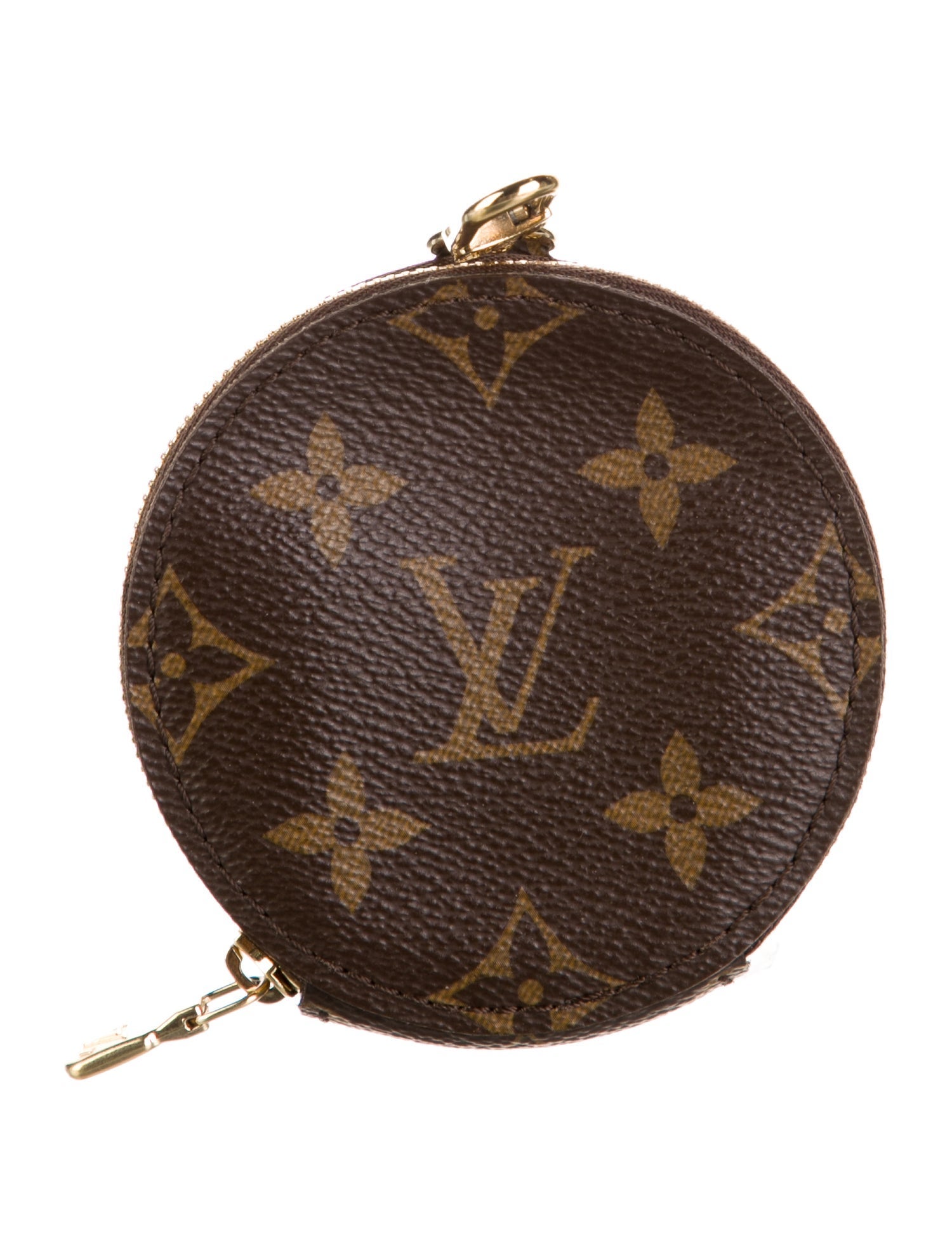 Monogram Round Coin Purse