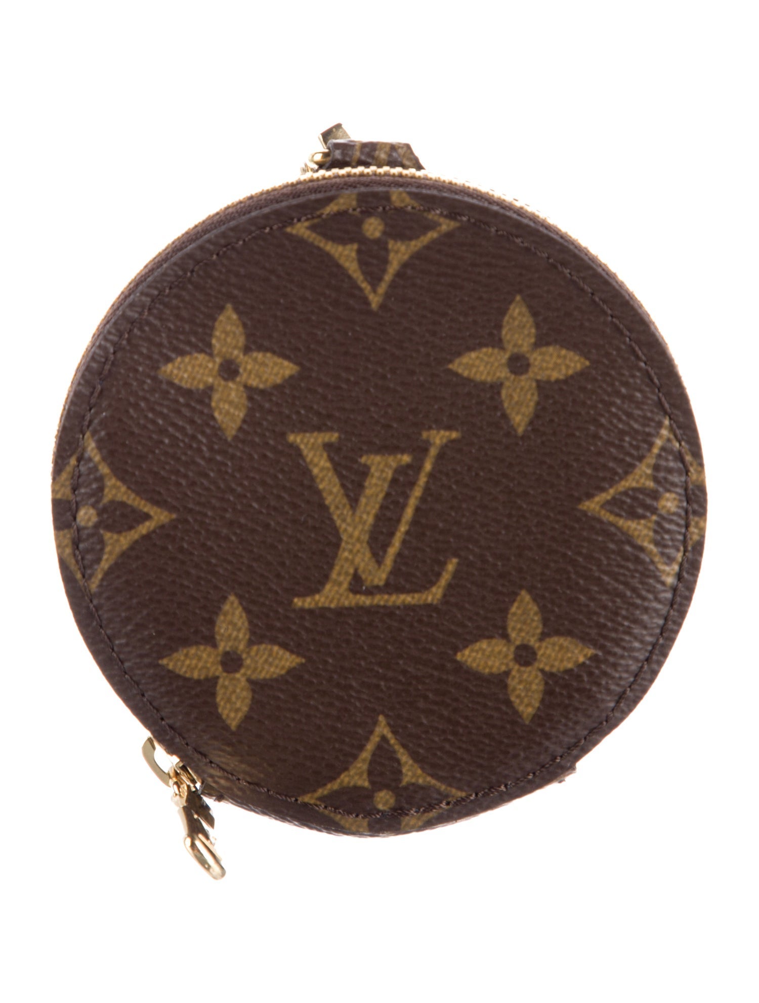 Monogram Round Coin Purse