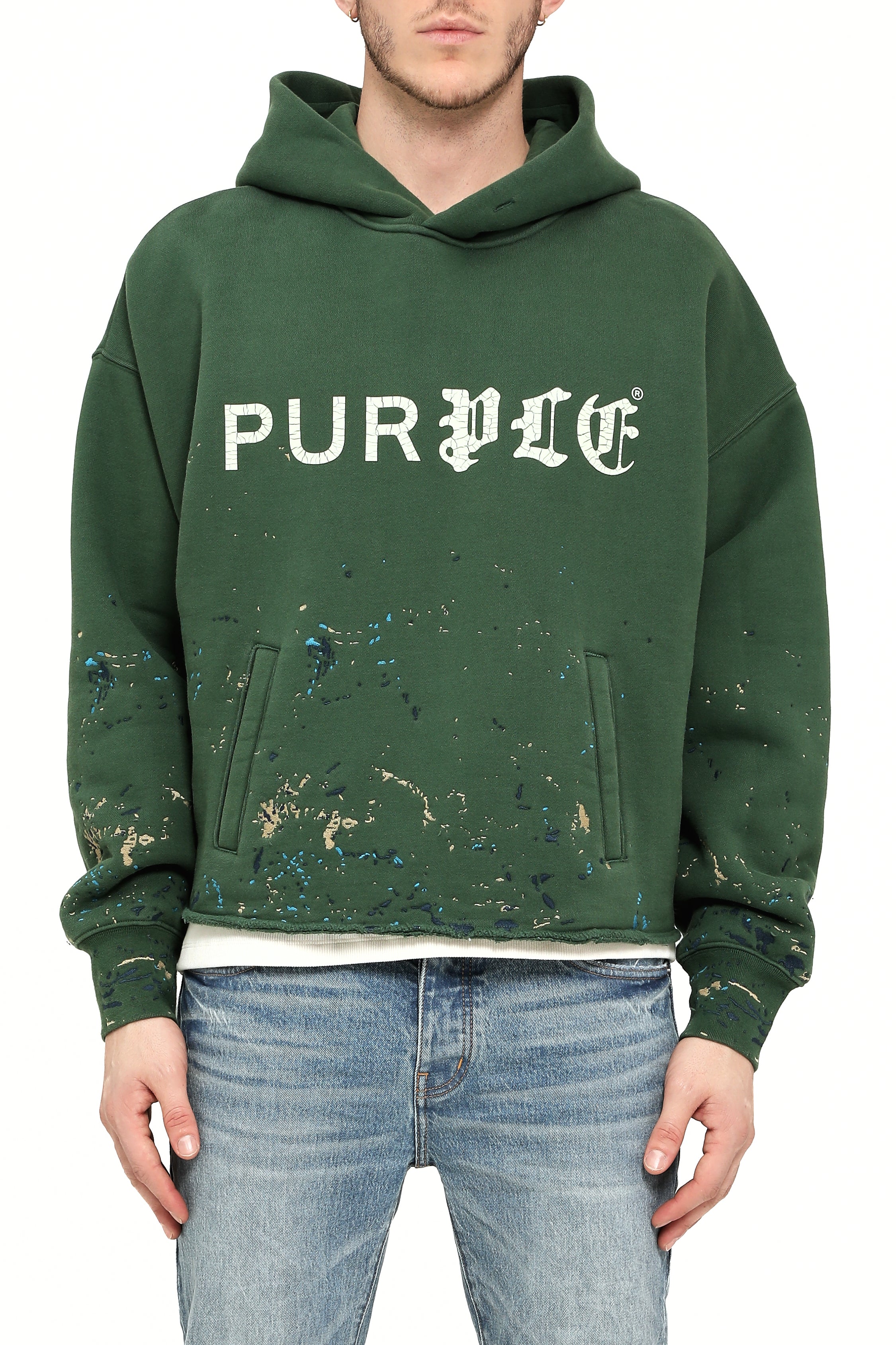 Fleece Hoodie (Dark Green) - M4104-HFGH425