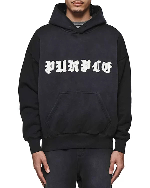 Hwt Fleece PO Hoody (Black) - P401-HBBF125