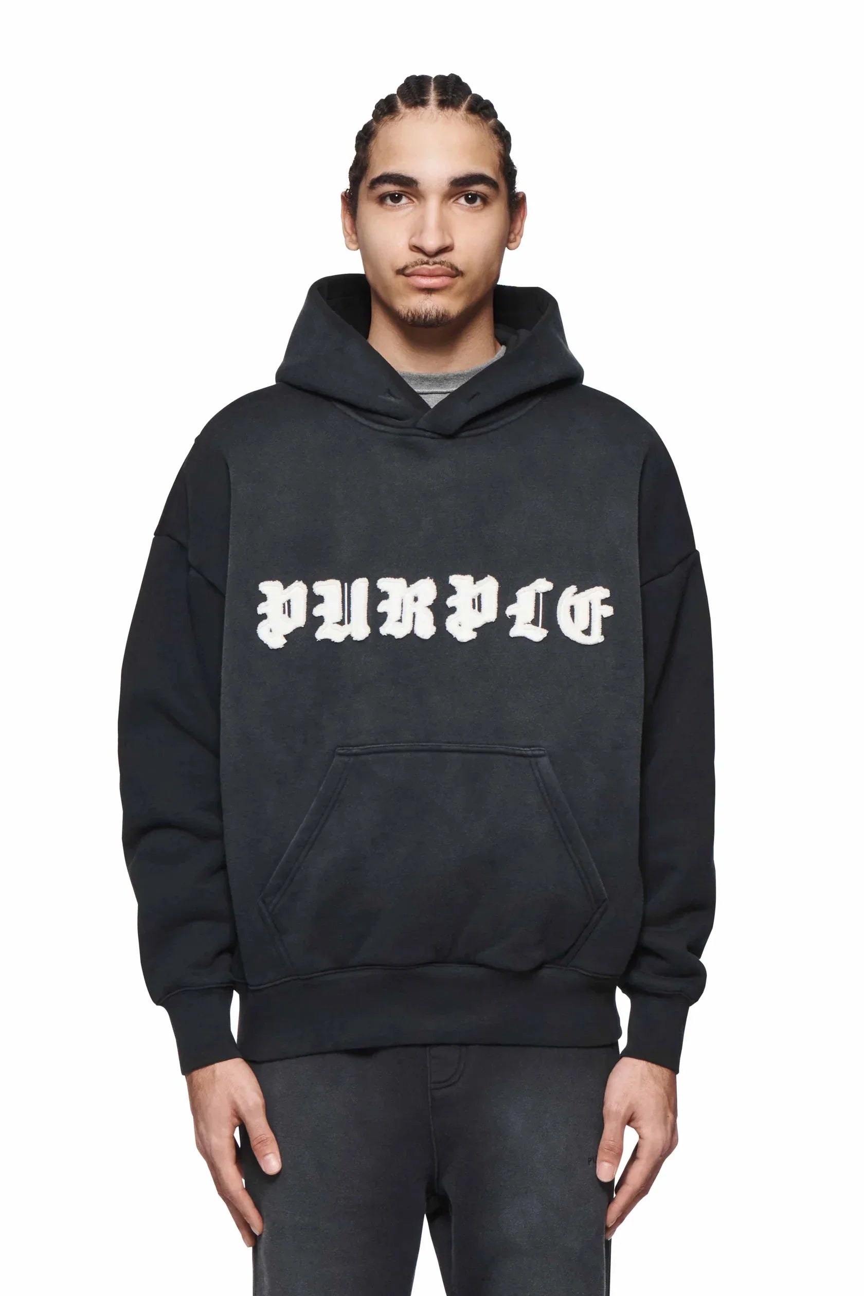 Hwt Fleece PO Hoody (Black) - P401HBGW424