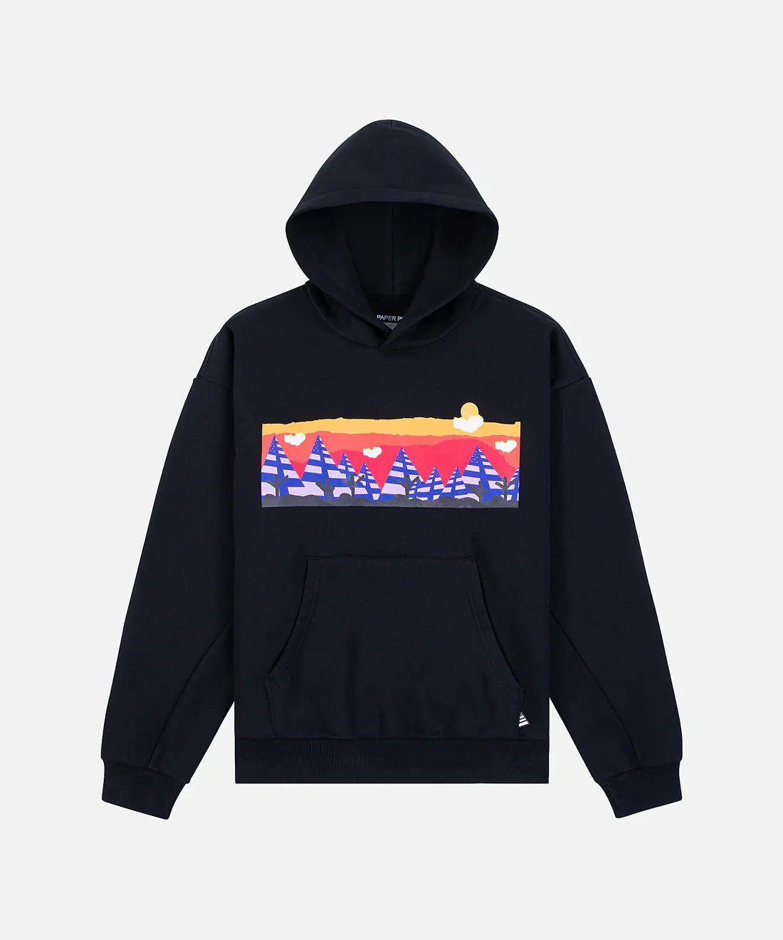 The Landscape Hoodie (Black) - PP300339BLK
