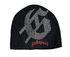 Studded Beanie Hat (Black) - GSTDBNEBLK
