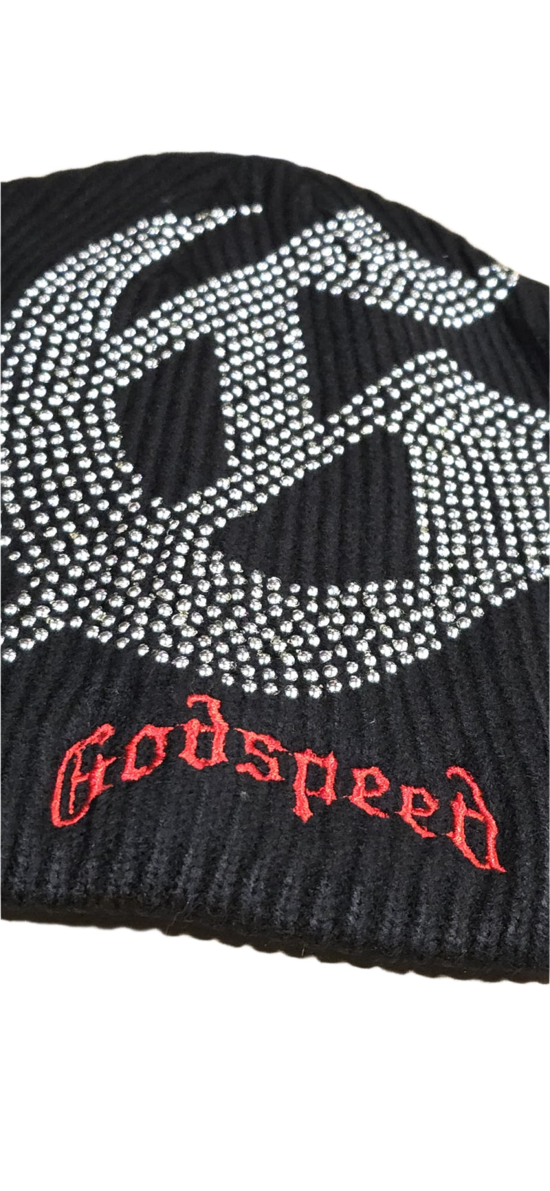 Studded Beanie Hat (Black) - GSTDBNEBLK