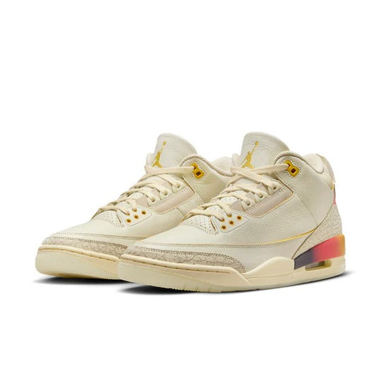 Air Jordan 3 Retro SP &amp;#39;J Balvin Medellín Sunset&amp;#39; Multi-Color Sneakers with Premium Quality