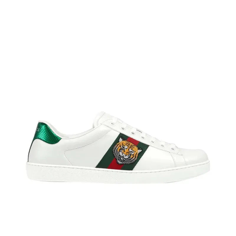 GUCCI ACE EMBROIDERED &amp;#39;TIGER&amp;#39;