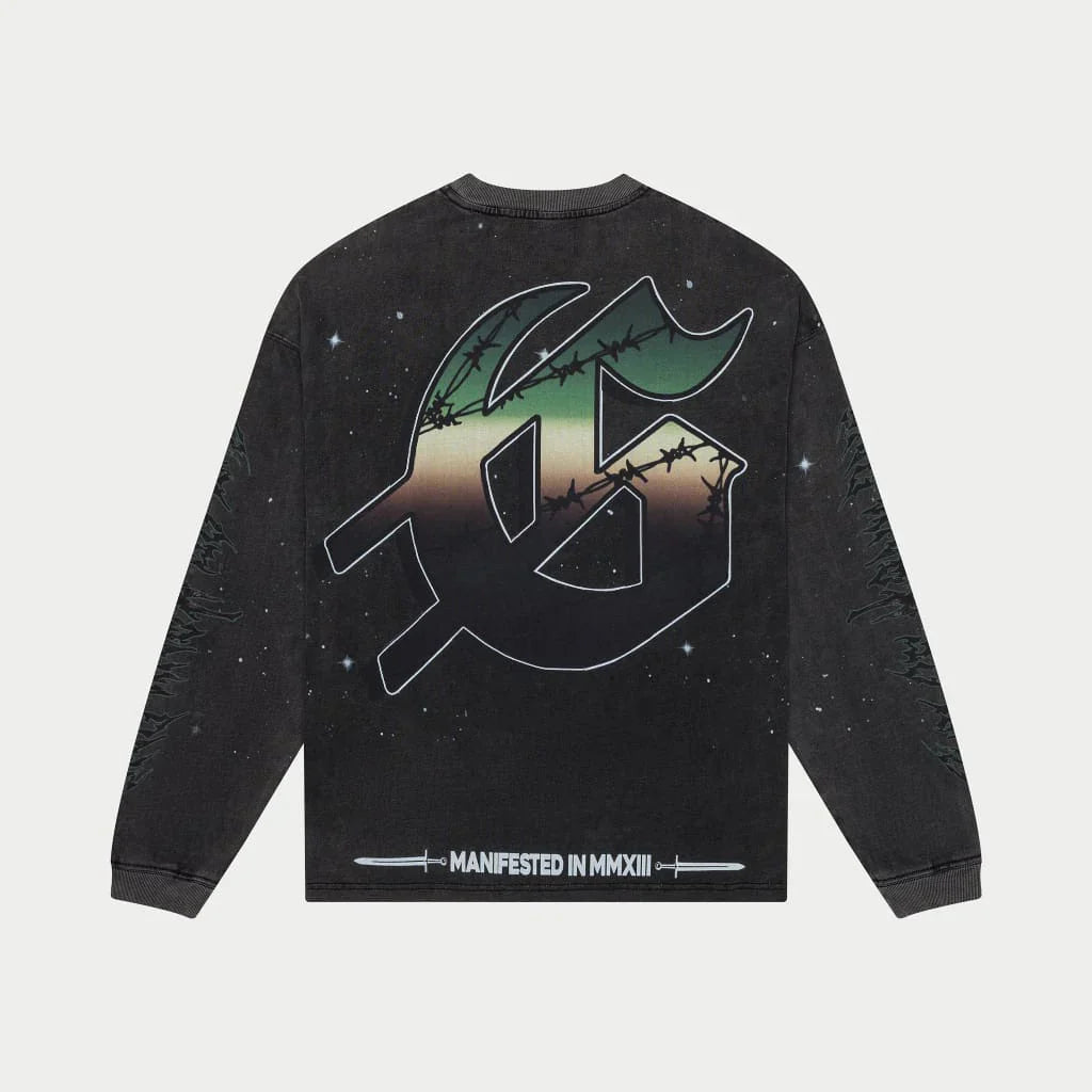 Air Strike LS T-shirt (Grey Wash) - GASLSTEEGWS