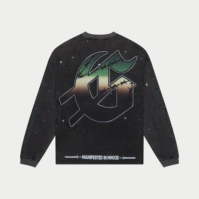 Air Strike LS T-shirt (Grey Wash) - GASLSTEEGWS
