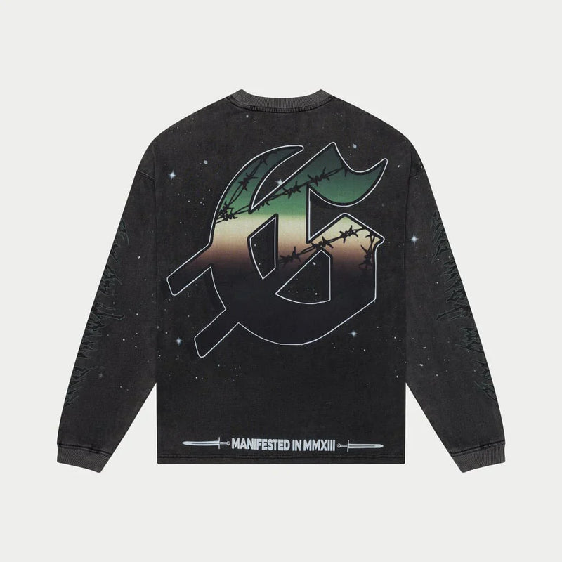 Air Strike LS T-shirt (Grey Wash) - GASLSTEEGWS