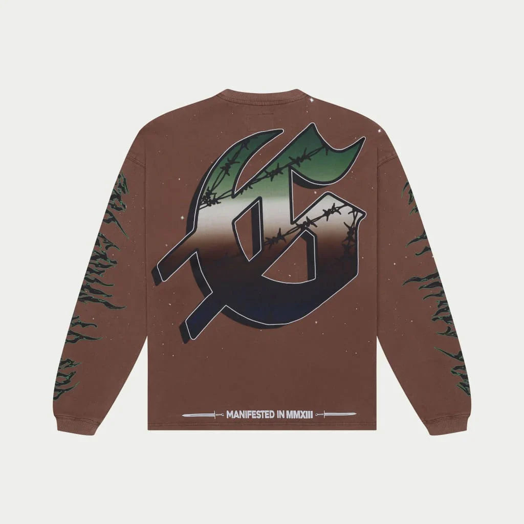 Air Strike LS T-shirt (Mocha) - GASLSTEEMCH