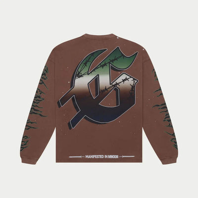Air Strike LS T-shirt (Mocha) - GASLSTEEMCH