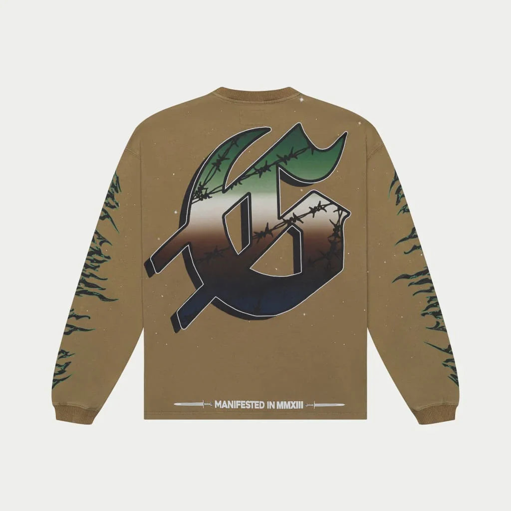 Air Strike LS T-shirt (Olive) - GASLSTEEOLV