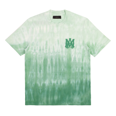 Amiri MA Logo Dip Dye Tee Mineral Green