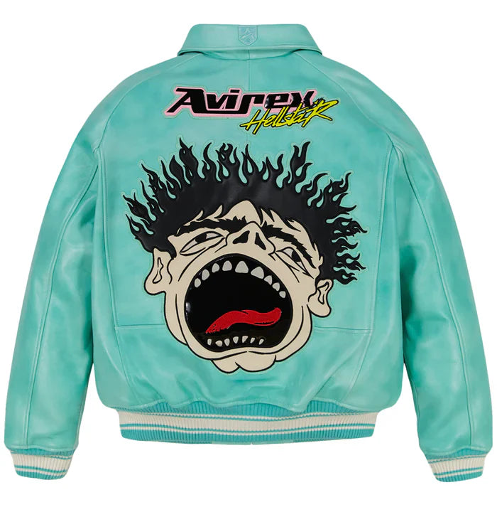 Avirex X Hellstar Jacket (Turquoise) - HSS25O25