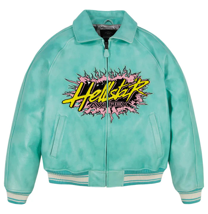 Avirex X Hellstar Jacket (Turquoise) - HSS25O25