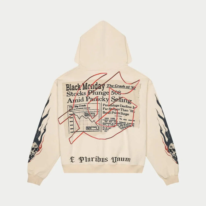 Black Monday Hoodie (Bone) - GBLKMNDHDDBNE