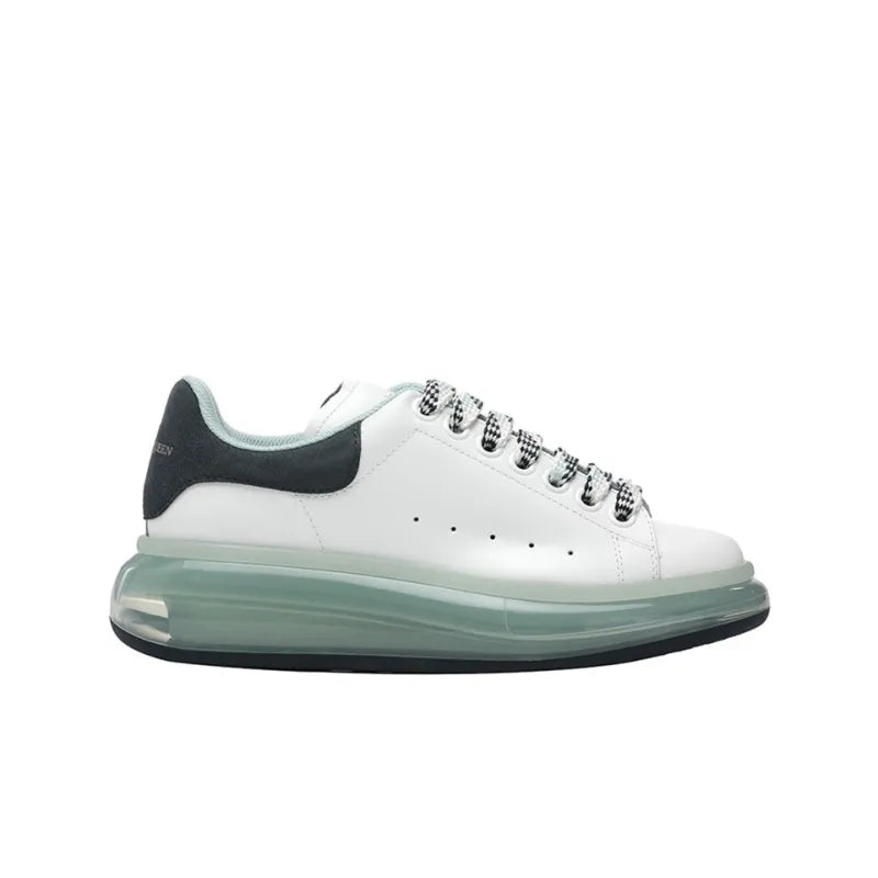 ALEXANDER MCQUEEN OVERSIZED SNEAKER &amp;#39;TRANSPARENT SOLE / WHITE GREEN&amp;#39;