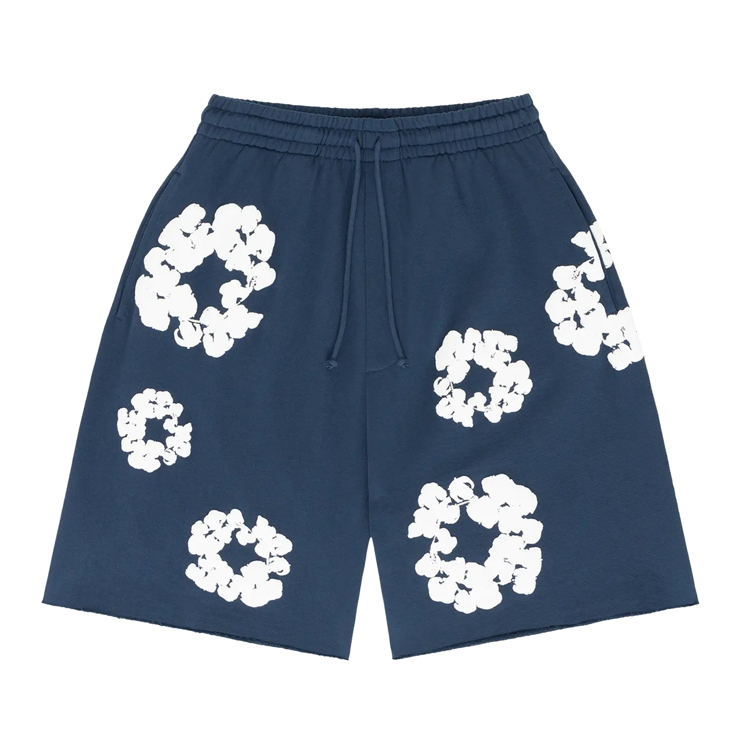 Denim Tears Cotton Wreath Sweatshorts Navy