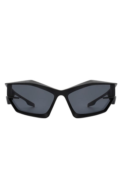 Futuristic Sporty Geometric Sunglasses